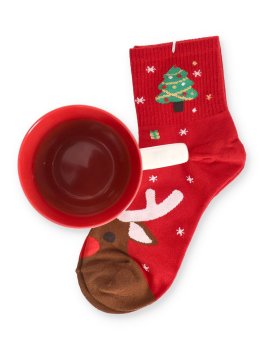 Tazza in Ceramica e Calzini Natalizi - Holly Jolly Christmas Box - 6