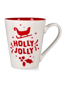 Tazza in Ceramica e Calzini Natalizi - Holly Jolly Christmas Box - 1