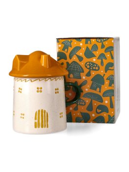 Tazza in Gress con Coperchio - Funghi - 3