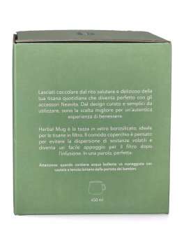 Tazza in Vetro "Armonia dei Fiori" con Coperchio in Ceramica - 4