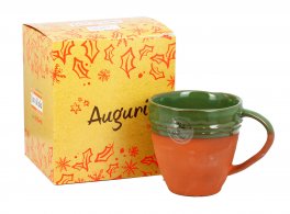 Tazza Mug Verde Terracottacon Manico