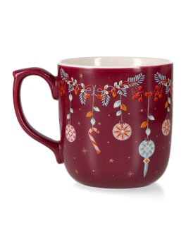 Tazza Natalizia in Ceramica Rossa - 2