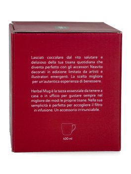 Tazza Natalizia in Ceramica Rossa - 4