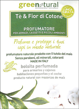 Tè & Fior di Cotone - Profumatore per Armadi, Cassetti e Piccoli Ambienti