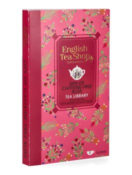 Tea Library Book - Mini Cofanetto con 8 Bustine di Tè Biologico - Sips of Caffeine Free Bliss - 1