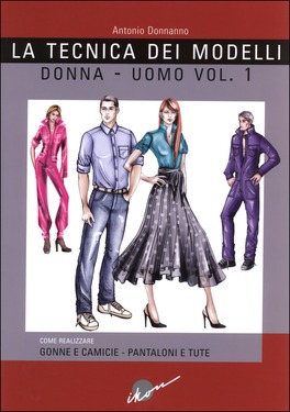 La Tecnica dei Modelli Donna-Uomo Vol .1  — Libro - 1