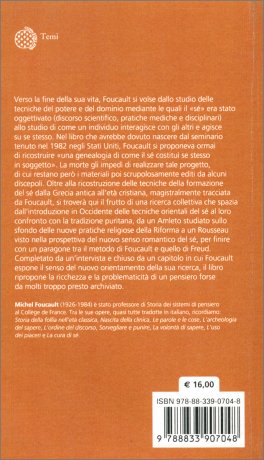 Tecnologie del Sè — Libro - 2