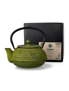 Teiera Giapponese in Ghisa - Yukio Verde - 600 ml - 3