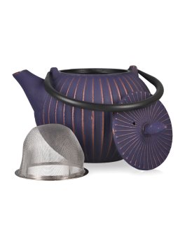 Teiera in Ghisa per Tisane in Foglia Nago - Viola - 2