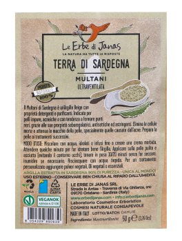 Terra di Sardegna "Multani Ultra ventilata" - Argilla Purificante per il Viso - 2
