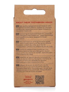 Testine Ricambio per Spazzolino Sonic Kids Georganics - 2 Pz - 4