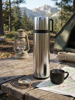 Thermos in Acciaio Inox con Tazza "Constant" - 4