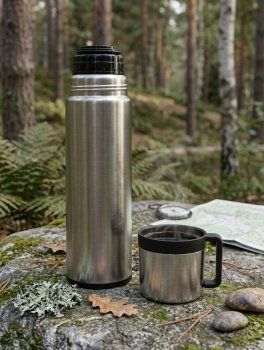 Thermos in Acciaio Inox con Tazza "Constant" - 6