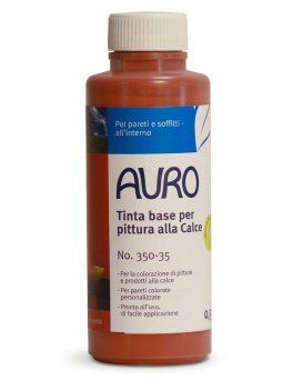 Tinta Base per Pittura Murale alla Calce - Terracotta N. 350-35 - 250 ml - 1