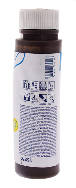 Tinta Base per Pittura Murale Marrone Ossido di Ferro n. 330-81 - 250 ml - 2