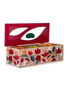Tisana Collection - Cofanetto in Legno Rosa con Tisane e Infusi Bio in Filtro - 2