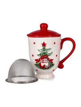 Tisaniera Natalizia in Ceramica - 3