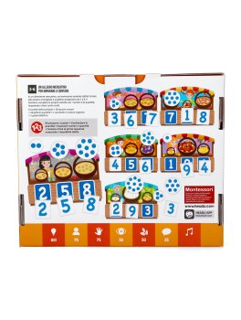 Tombola Tattile dei Numeri Montessori - 2