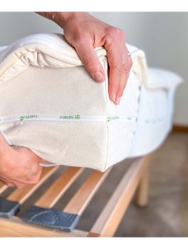 Topper per Materassi in Cotone Bio e Erbe Alpine Biologiche - 3