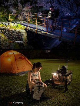 Torcia Frontale Nera 500 Lumen - 5