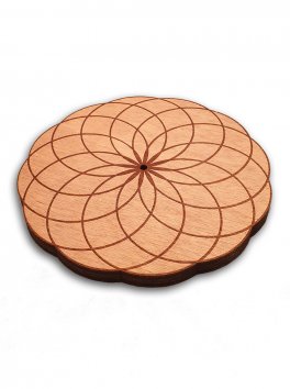 Toroide - Energizzante in Legno Okumè