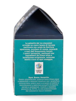 Torroncini Morbidi Ricoperti con Cioccolato al Latte, Fondente e Bianco - 5