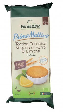 Tortina Paradiso Vegana di Farro al Limone