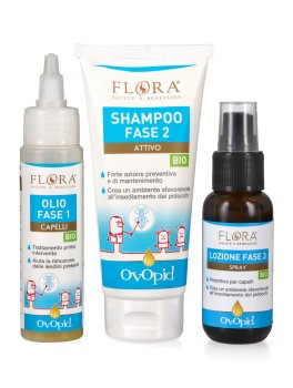 Trattamento Completo contro i Pidocchi Ovopid - Olio, Shampoo e Spray - 2