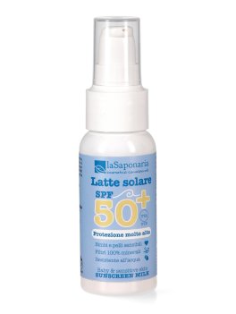 Travel Size Latte Solare Bio SPF 50+ Bimbi e Pelli Sensibili - 1