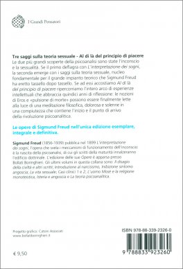Tre Saggi sulla Teoria Sessuale - Al di Là del Principio di Piacere — Libro - 2