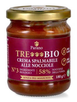 Trebio: Crema di Nocciole Bio al Cacao - 1