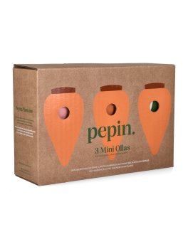 Trio Mini Ollas in Terracotta - Le Rigate - 2