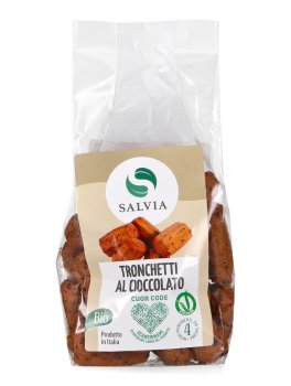 Biscotti 100% Italiani - Tronchetti al Cioccolato Bio - 1