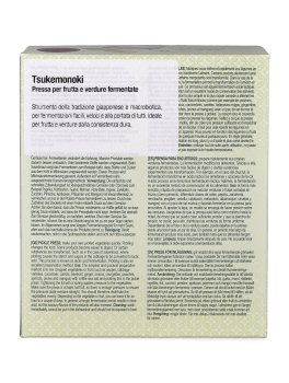 Tsukemonoki - Pressa per Frutta e Verdure Fermentate - 8