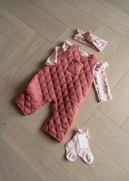 Tuta Salopette Padded - Wine Rose - 5