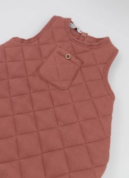 Tuta Salopette Padded - Wine Rose - 2