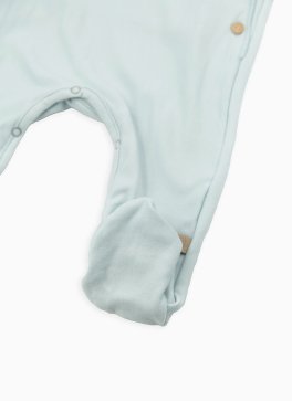 Tutina con Piedi Pure - Sky Grey - 3