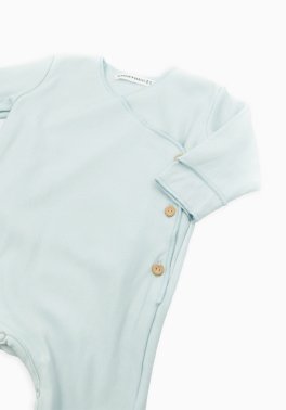 Tutina con Piedi Pure - Sky Grey - 2