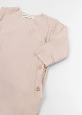Tutina con Piedi Pure - Vintage Pink - 2