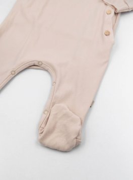 Tutina con Piedi Pure - Vintage Pink - 3