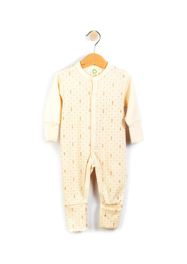 Tutina in Cotone - Ecru, St. Marrone - Taglia 56