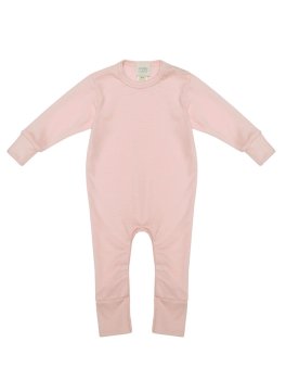 Tutina in Lana Merino e Seta - Pigiamino Bimbo - Light Pink - 1