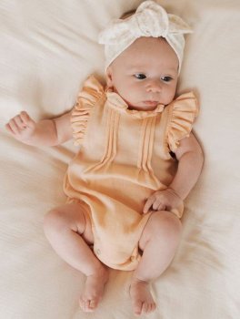 Tutina Pagliaccetto Bimba - Peach - 5