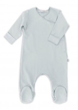 Tutina con Piedi "Pure" - Azzurro - 1