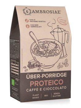 Über Porridge Proteico al Caffè e Cioccolato Bio - 1