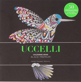 Uccelli - Colouring Book - Black Premium — Libro - 1
