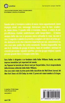Il Segreto nella Vita è Scegliere una Cosa Sola — Libro - 2