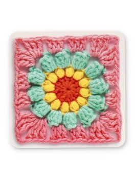 Uncinetto Granny Square Floreale — Libro - 3
