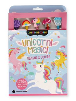 Unicorni Magici - Disegna e Colora — Libro - 1