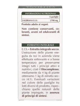 Valeriana Estratto Integrale Secco - Pastiglie - 6
